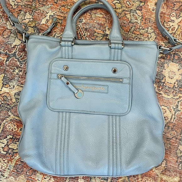 Marc by Marc Jacobs Blue Hobo Crossbody Bag 100% Cow Leather - Picture 3 of 16